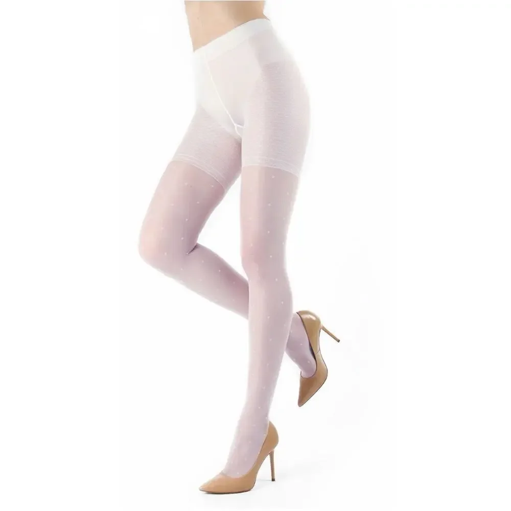 🦋B2G1🦋MeMOÍ Bridal ELEGANCE Sheer All Over Dot Control Top Pantyhose